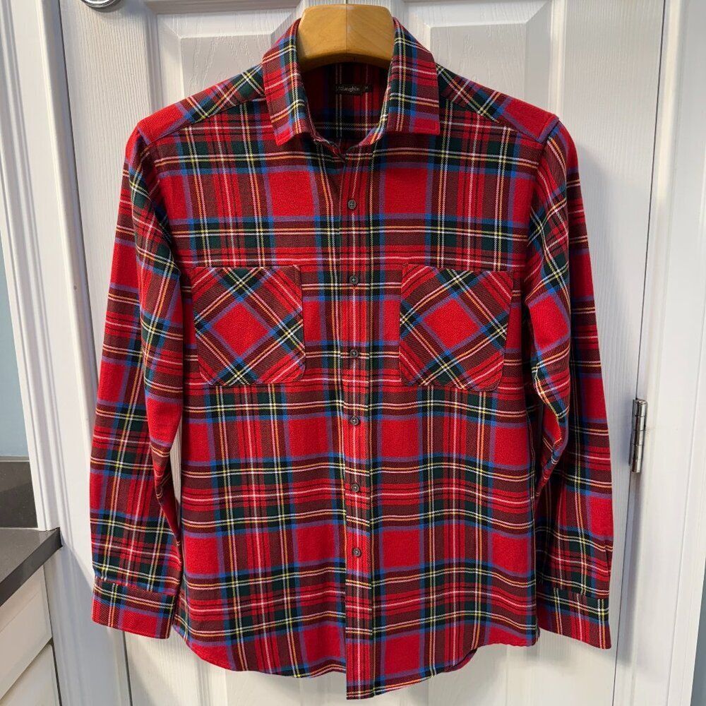 J. Mclaughlin Dobson Heavy Cotton Shirt Colorful Size Medium